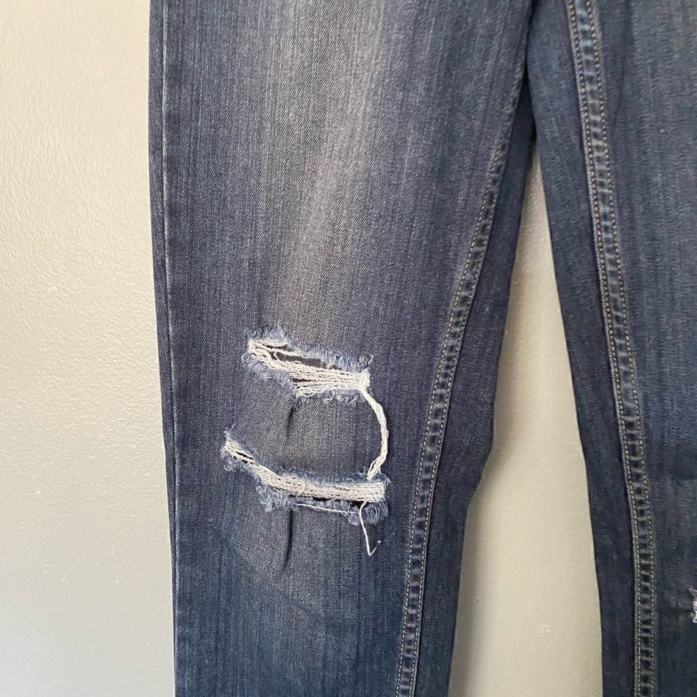 PAIGE VERDUGO ANKLE  DISTRESSED JEANS - Picture 2 of 9